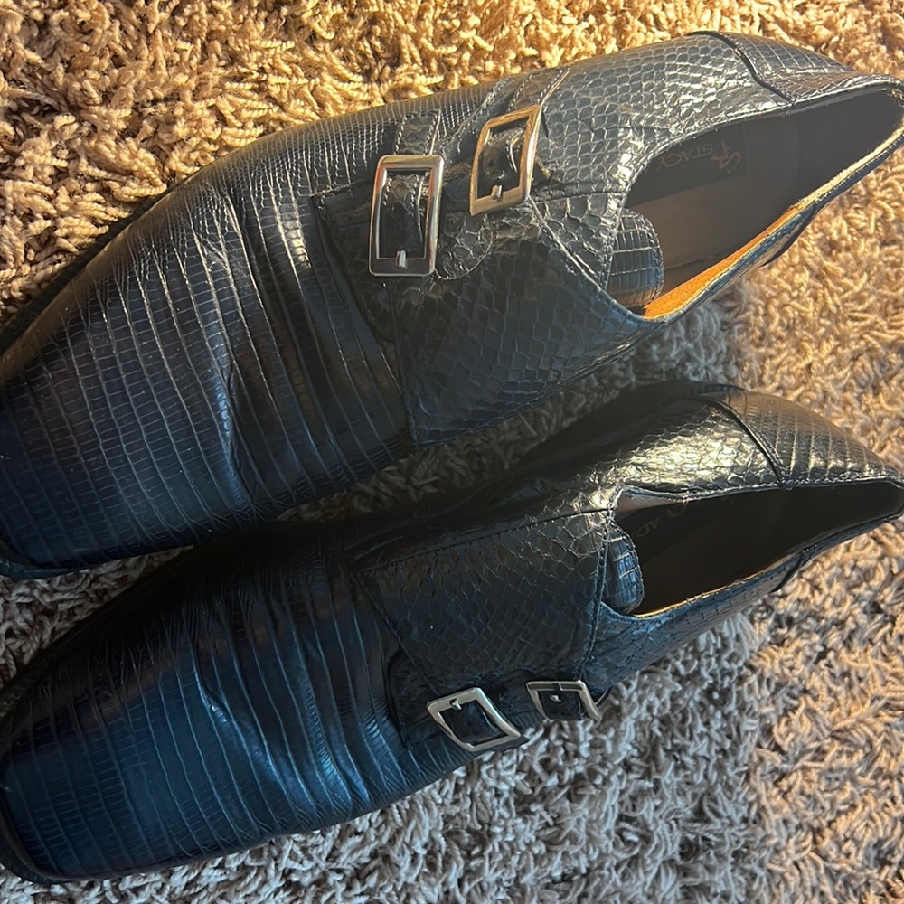 Stacy Adam’s dress shoe size 10.5 navy blue